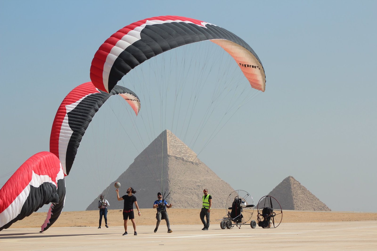 Paragliding Egypt – Pyramids of Giza