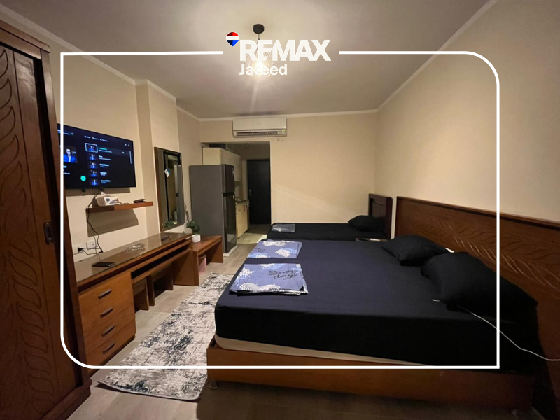 Furnished cozy studio for rent in (Aqua View)