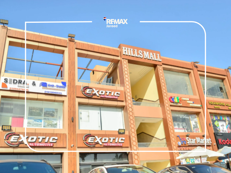 Fully finished shop for rent in Hills Strip Mall, Sheikh Zayed
