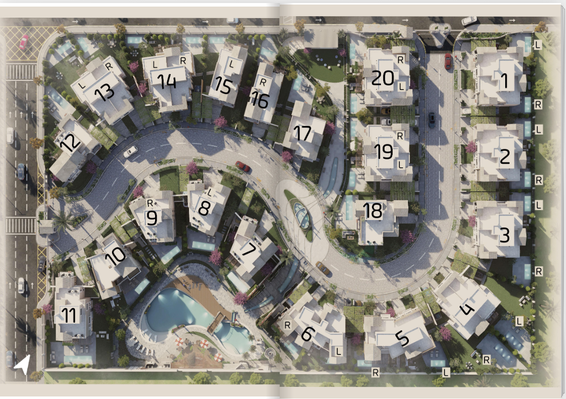 1850 Properties – (Celestia) Twin house – New Zayed