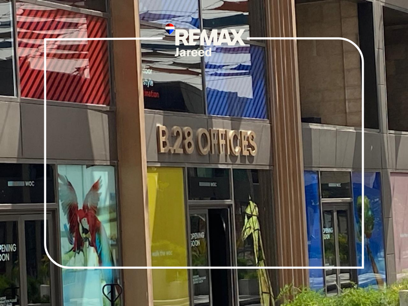 Shop 96m for rent in Walk of Cairo Sheikh Zayed