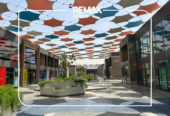 Shop 96m for rent in Walk of Cairo Sheikh Zayed