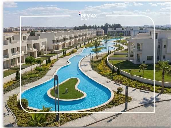 Twin House in Lake West 2 Sheikh Zayed – big Garden