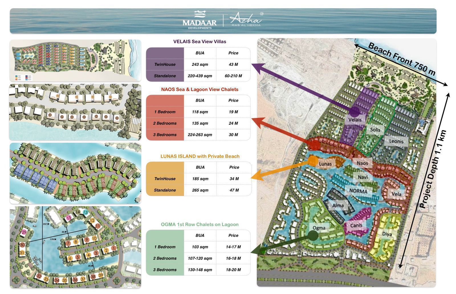 Azha North Coast – OGMA (Direct Lagoon View)