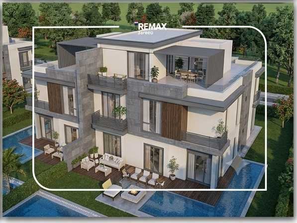 Twin House in Lake West 2 Sheikh Zayed – big Garden